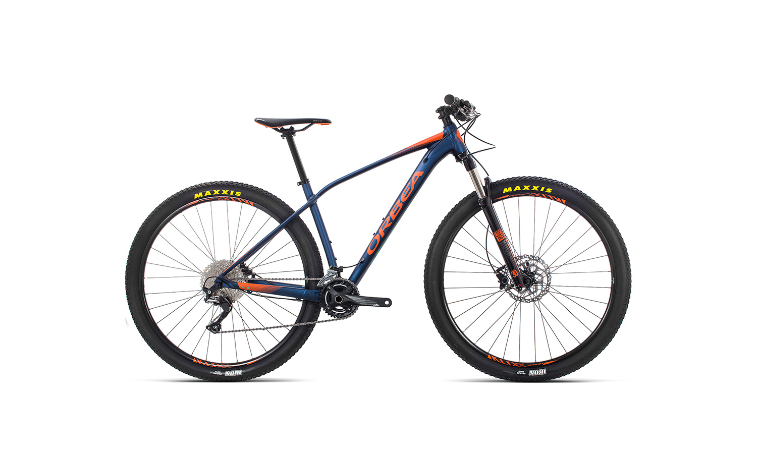 Фотография Велосипед Orbea ALMA 29 H50 (2019) 2019 Сине-оранжевый